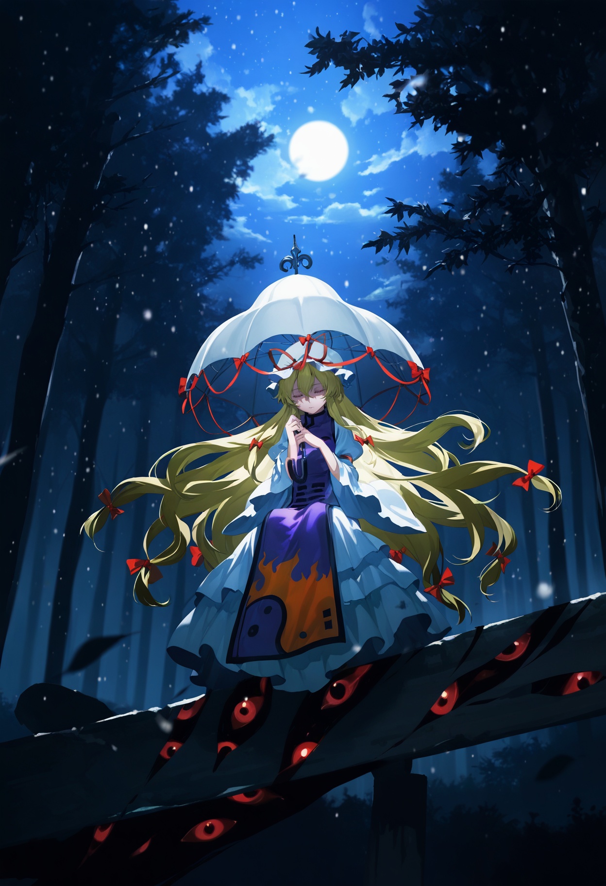 yakumo yukari,  touhou,  1girl on Tensor.Art