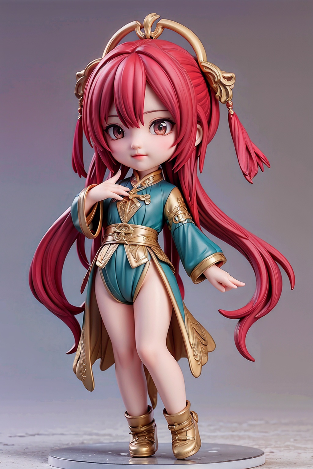 girl,full body,arms at sides,chinese clothes,