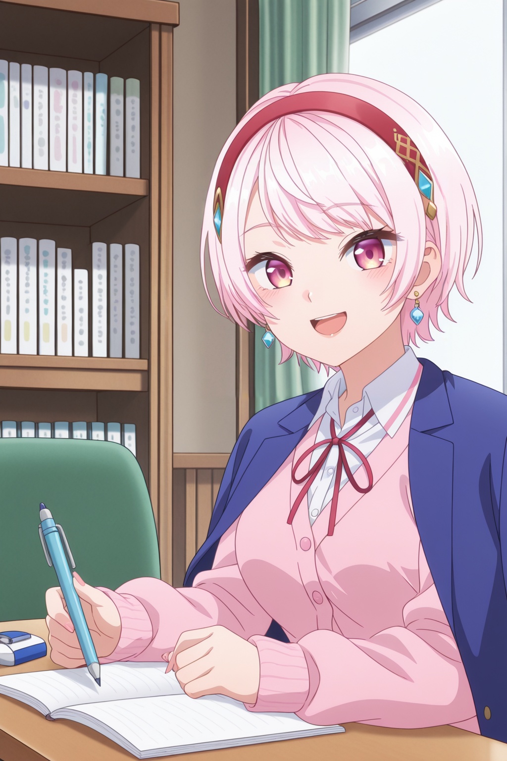 HokkaidoGals,  1girl,  pink hair on Tensor.Art