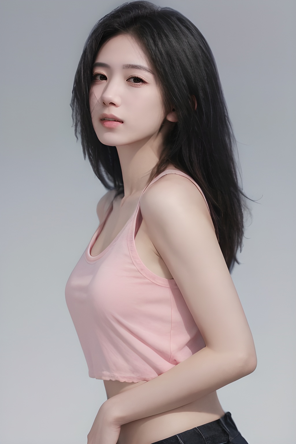 <lora:0830_05:0.7>,pink ****_top,, 1girl,realistic,masterpiece, best quality, photorealistic, HDR,detail