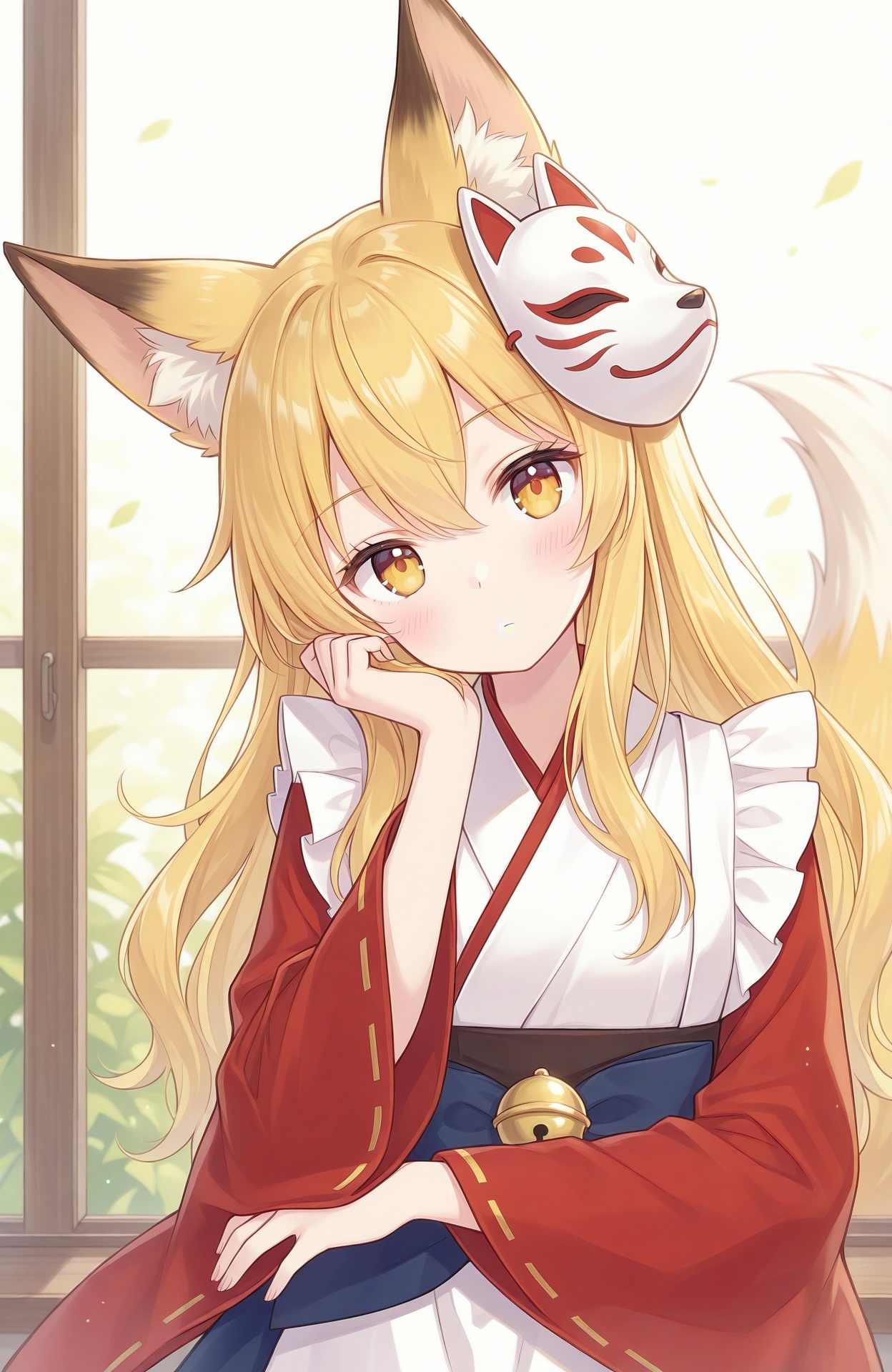 <lora:winefox_3:0.75>,masterpiece,best_quality,1girl,winefox,side_to_viewer,head_tilt