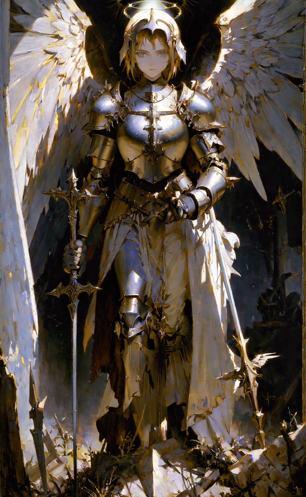 masterpiece,  best quality,  Joan of Arc on Tensor.Art