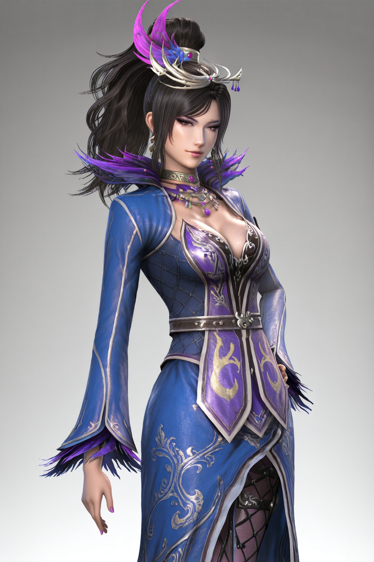 Dynasty Warriors Game CG Style,  zhenji,  1girl on Tensor.Art