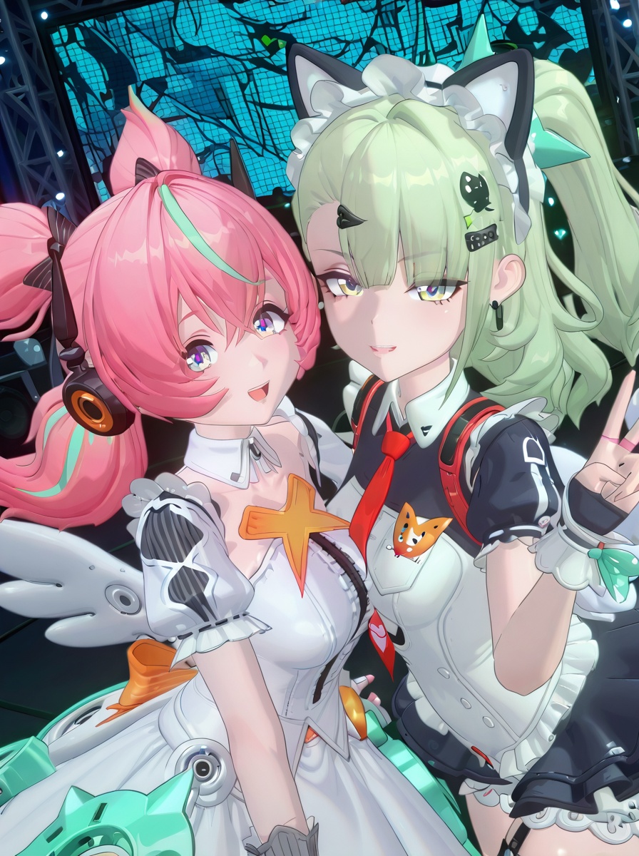 zenless,  2girls,  sunmaid on Tensor.Art