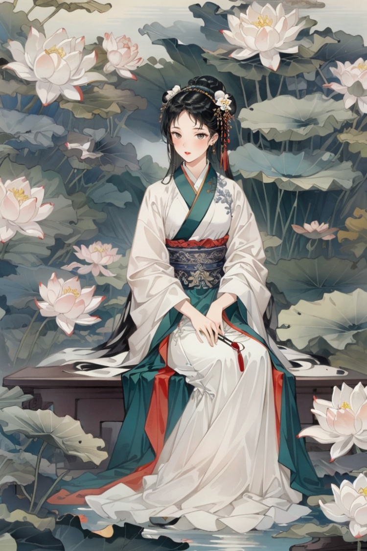 古画-美人图-BeautyMap by 师叔 on Tensor.Art