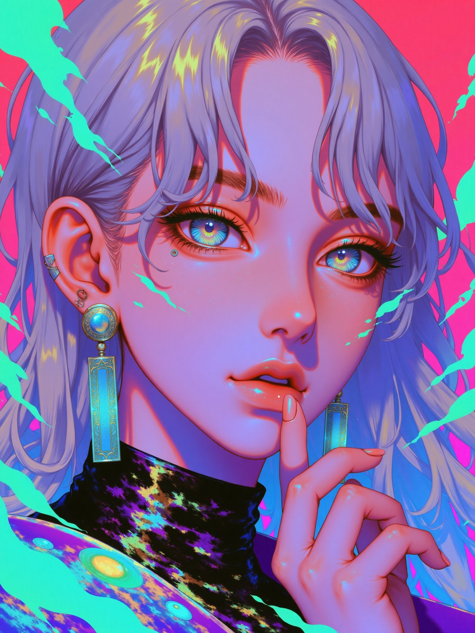 "Digital art style, strong artistic sense, high saturation, 2D game art"