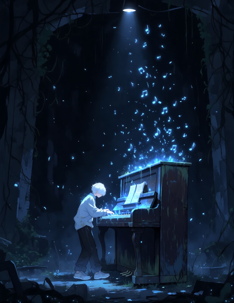 Qwen-image 像素星夜 by 小狗宾利 on Tensor.Art