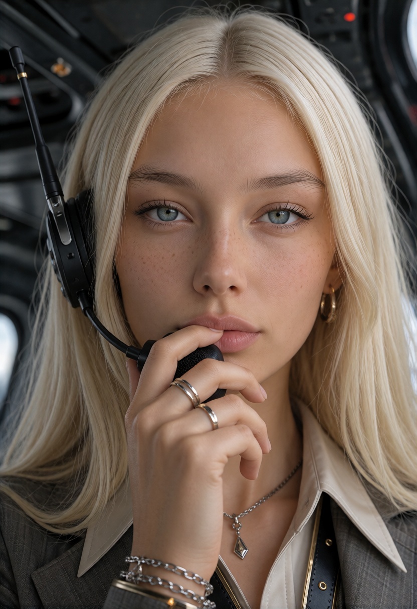 NoelleX,  long straight platinum-blonde hair with a clean center part,  smooth face-framing front sections on Tensor.Art