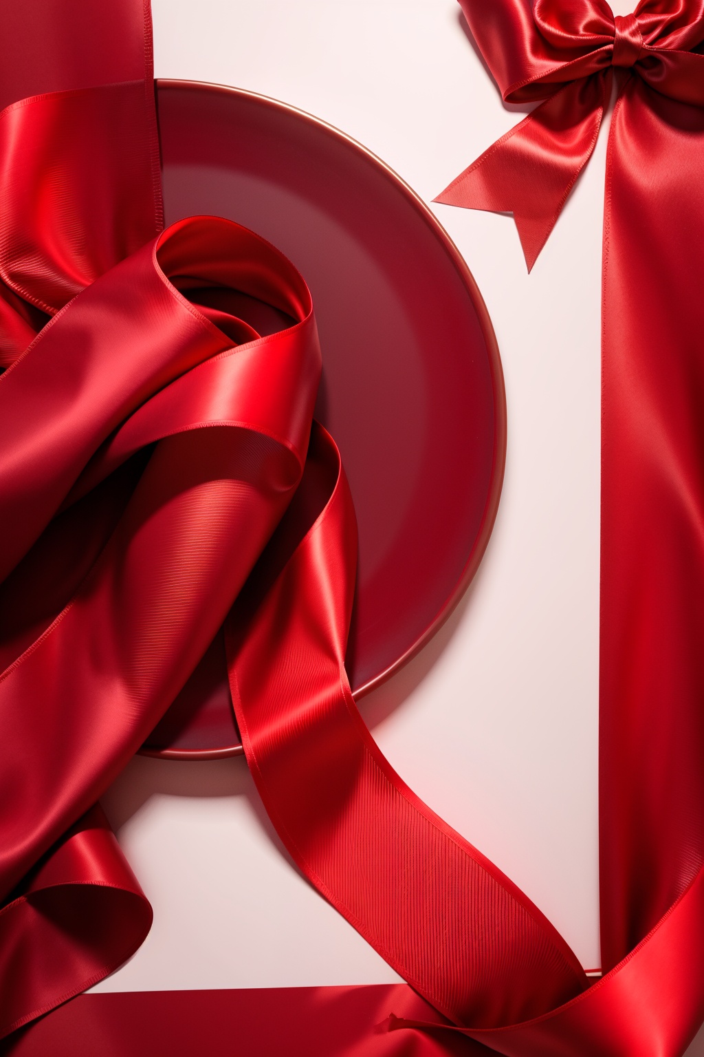 masterpiece,best quality,CNY_stage,red silk ribbon,close-up,