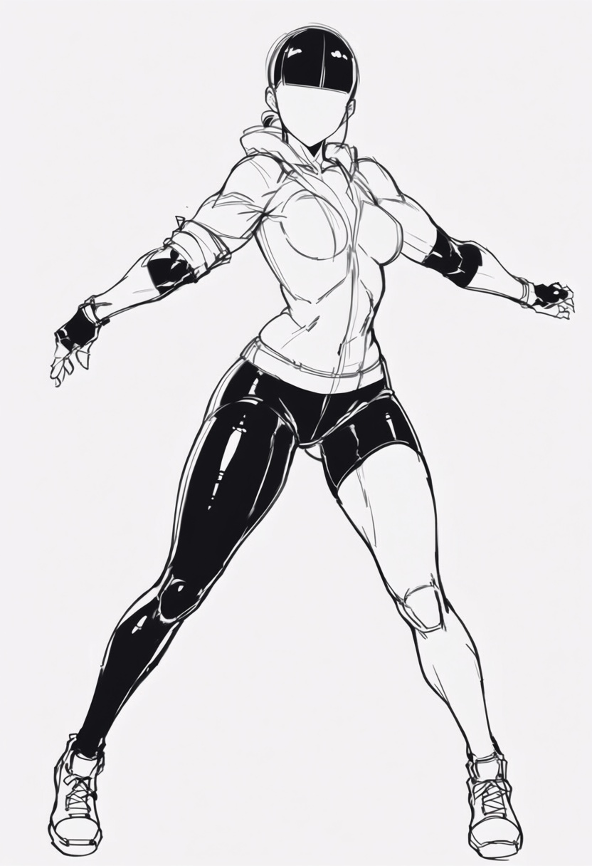 sketch,  greyscale,  sketch_pose on Tensor.Art