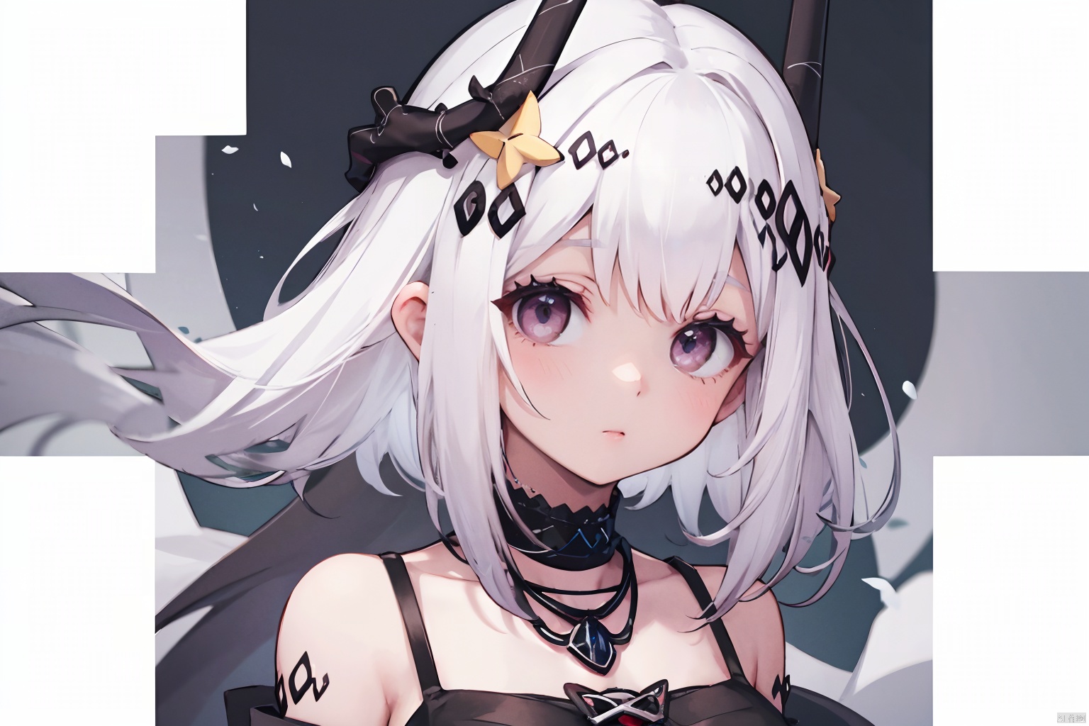 1girl, white hair,  hair ornament,  mature female,  shell, pearl, looking at viewer,  jewelry, detailed face, medium breasts,<lora:EMS-264163-EMS:0.800000>