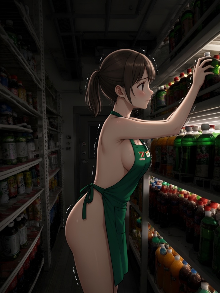 walk-in cooler,  small room,  storeroom interior on Tensor.Art