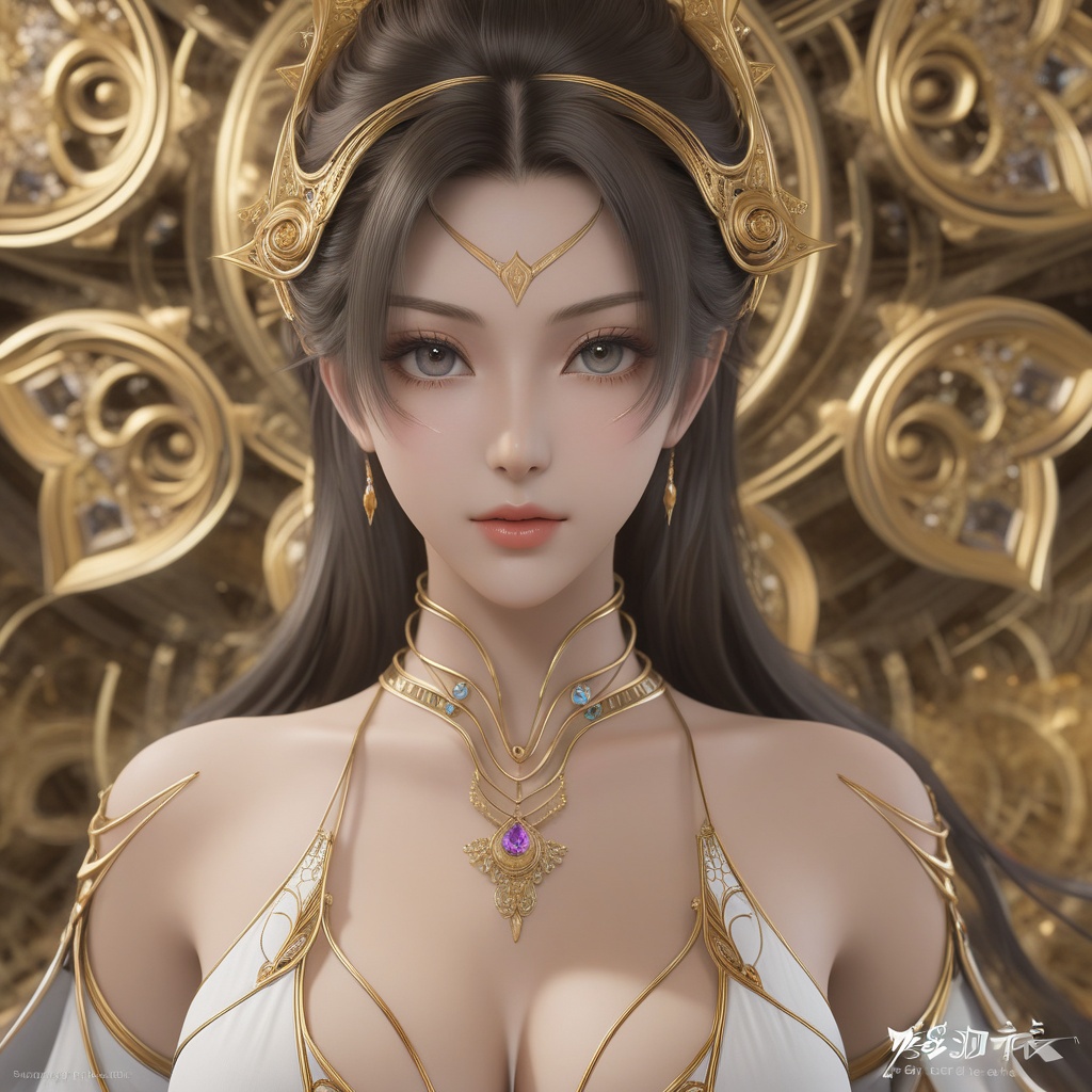 <lora:648-DA-XL-遮天-狠人大帝:0.8>(,1girl, ,best quality, ),looking at viewer,,anime,(masterpiece, top quality, best quality, official art, beautiful and aesthetic:1.2), (1girl)	, , (cleavage),extreme detailed,(fractal art:1.3),colorful, flowers ,highest detailed,()    (cleavage), (),