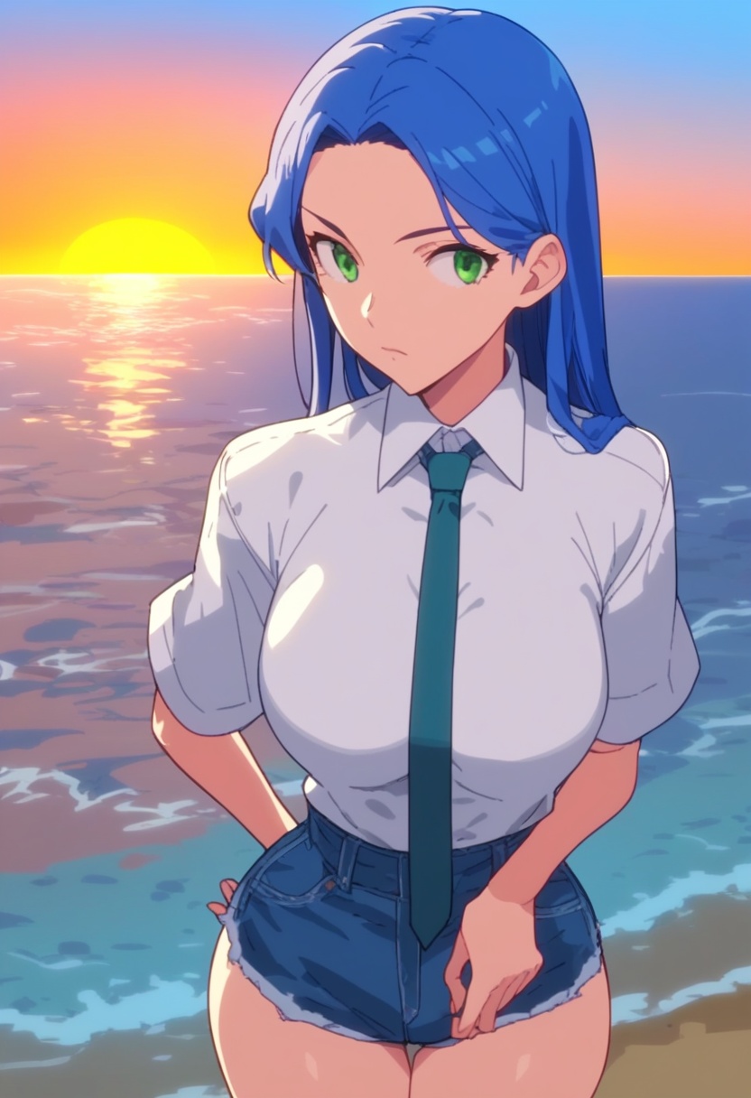 1girl,  solo,  anime screencap on Tensor.Art