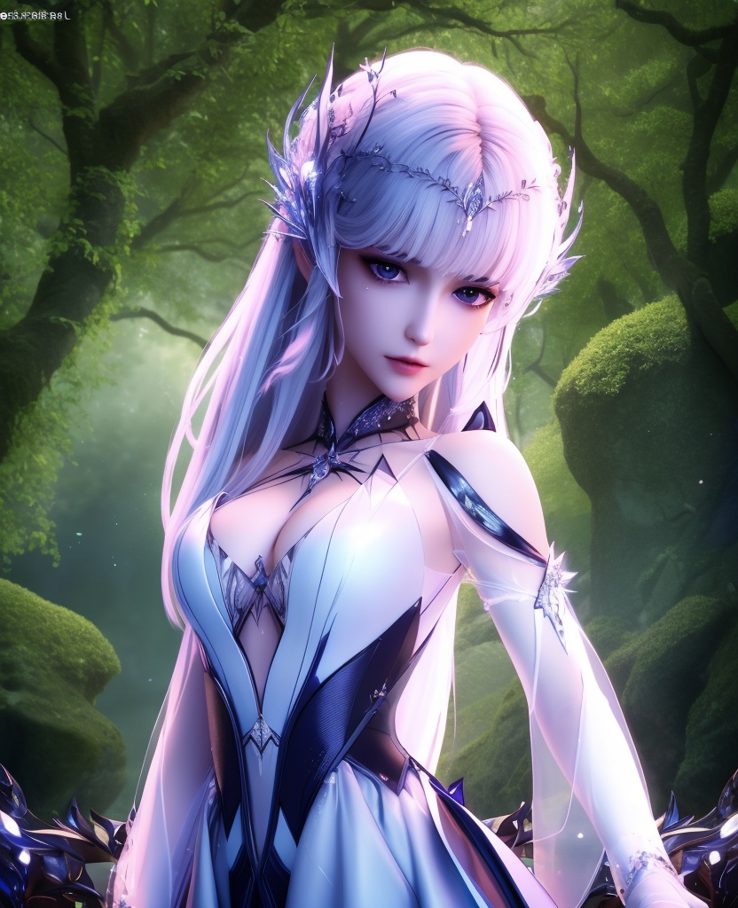 <lora:587-DA-神印王座-圣采儿-觉醒:0.8>(,1girl, ,best quality, ),looking at viewer,  ,ultra detailed background,ultra detailed background,ultra realistic 8k cg,(masterpiece:1.2),(best quality:1.2),(ultra detailed:1.2),(official art:1.3),(beauty and aesthetics:0.8),detailed,(intricate:0.8),(highly detailed),(solo),delicate countenance,1girl,fancy,(glassy texture:1.2),(crush:1.2),8k,accessory,tattoo,(transparent:1.1),gown,energy encirclement,instant,in the twinkling of an eye,upper body,woman in a mythical forest, masterpiece, perfect face, intricate details, horror theme, raw photo, photo unp(cleavage),,