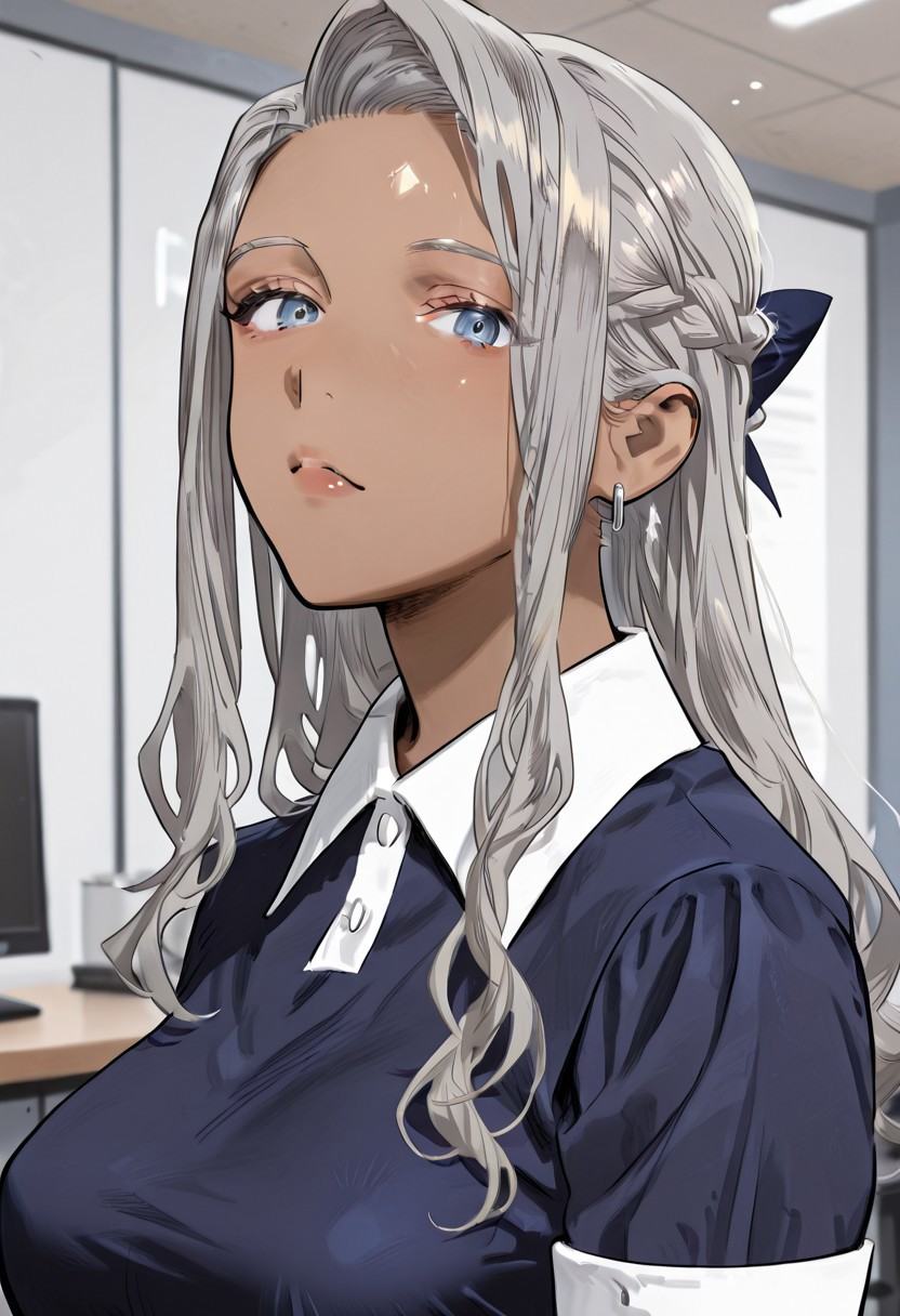Hayasaka,  ,  ash grey hair on Tensor.Art