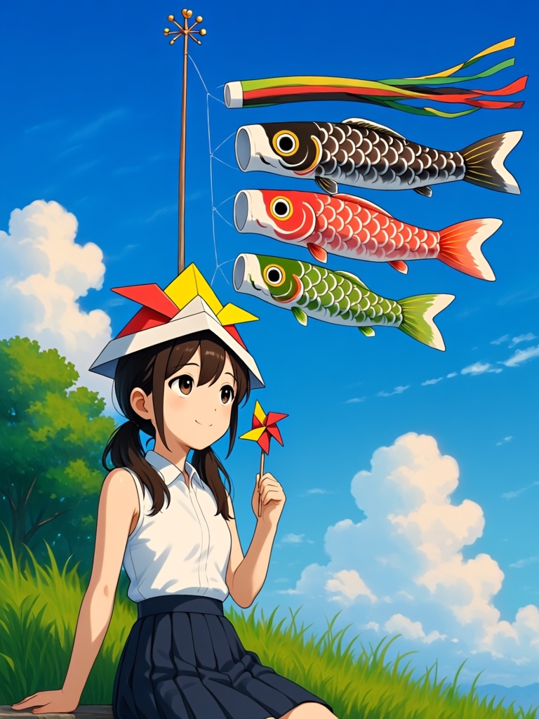 Three koi fish,  their colors being black,  red on Tensor.Art