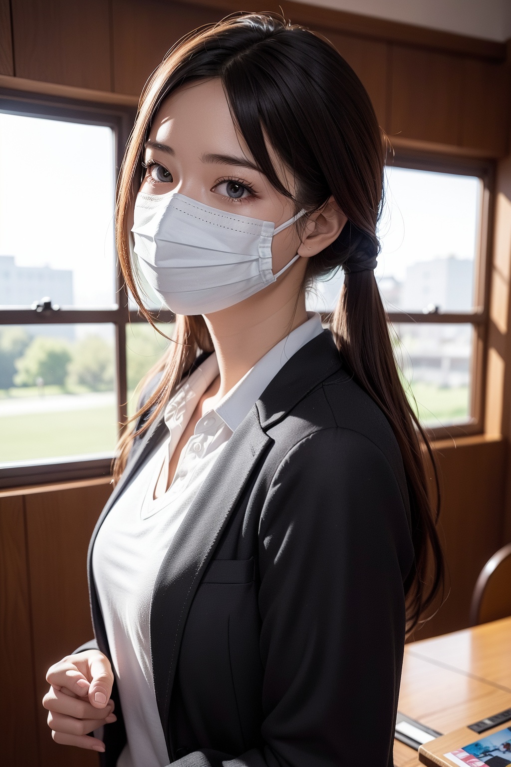 ultra detailed,  young woman,  uplight on Tensor.Art