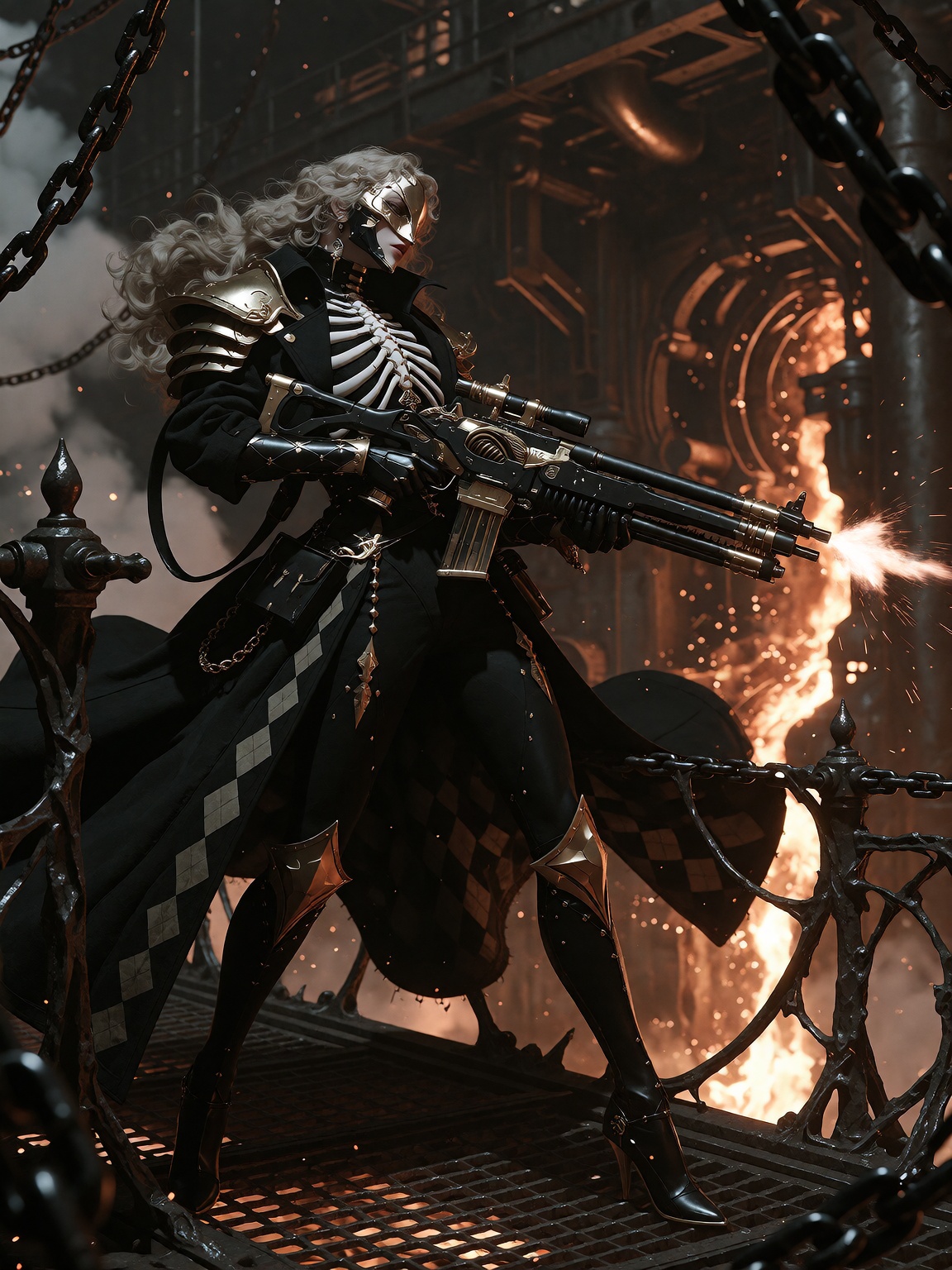 deathjester,  1girl,  female on Tensor.Art