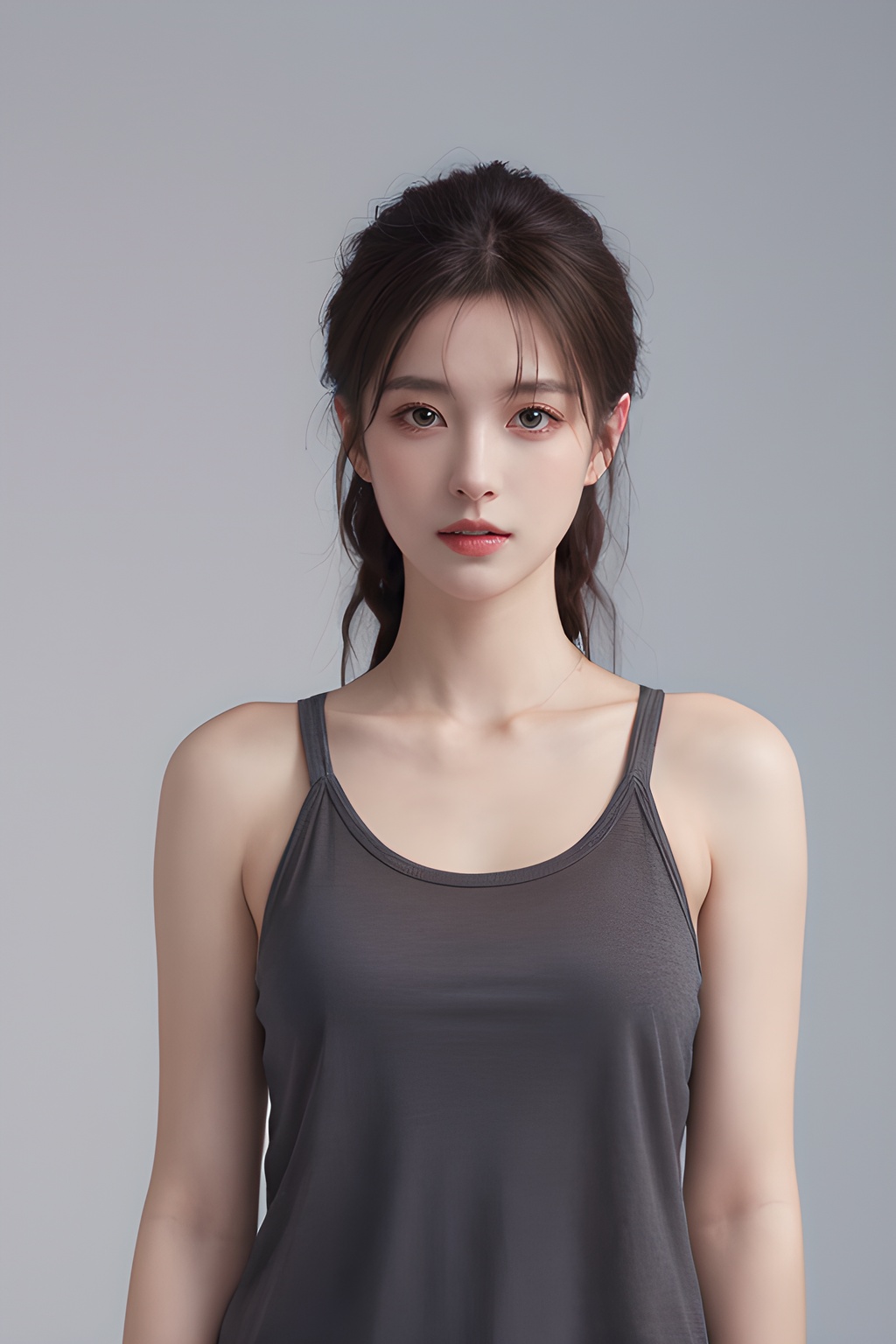 <lora:0810_09:0.7>,simple background,****_top,, 1girl,realistic,masterpiece, best quality, photorealistic, HDR,detail