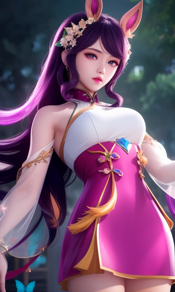 (,1girl, ,best quality, ),looking at viewer, <lora:374-DA-斗罗大陆-江楠楠-露肩装:0.8> ,ultra detailed background,ultra detailed background,ultra realistic 8k cg,, ,masterpiece, (( , )),, ,tamari \(flawless\),, spirit blossom \(league of legends\),   ,   (()), (), ,,