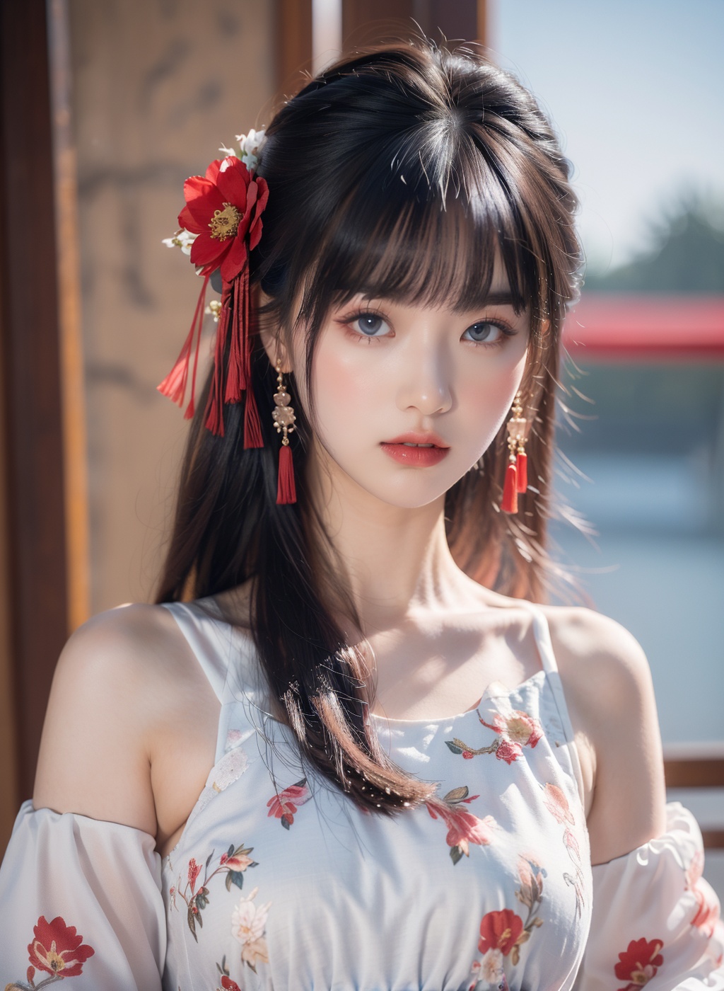 girl,  solo,  flower by 阿泽泽 on Tensor.Art