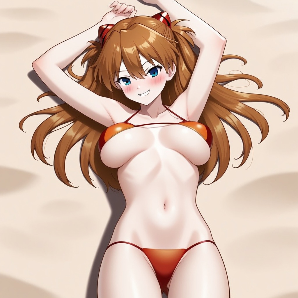 1girl,  solo,  lying on Tensor.Art