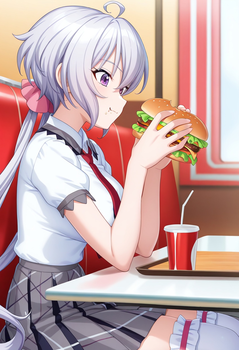 yukine chris,  long hair,  low twintails on Tensor.Art