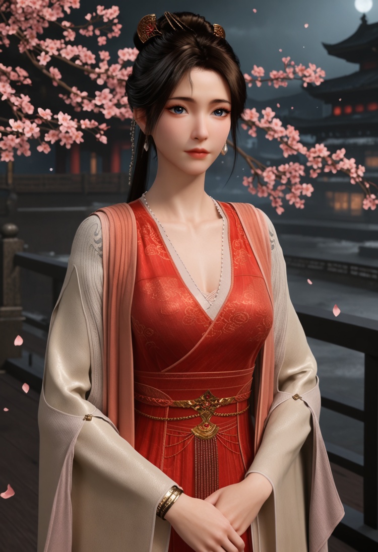 慕沛灵红衣-国漫-Illustrious光辉 by 云落 on Tensor.Art