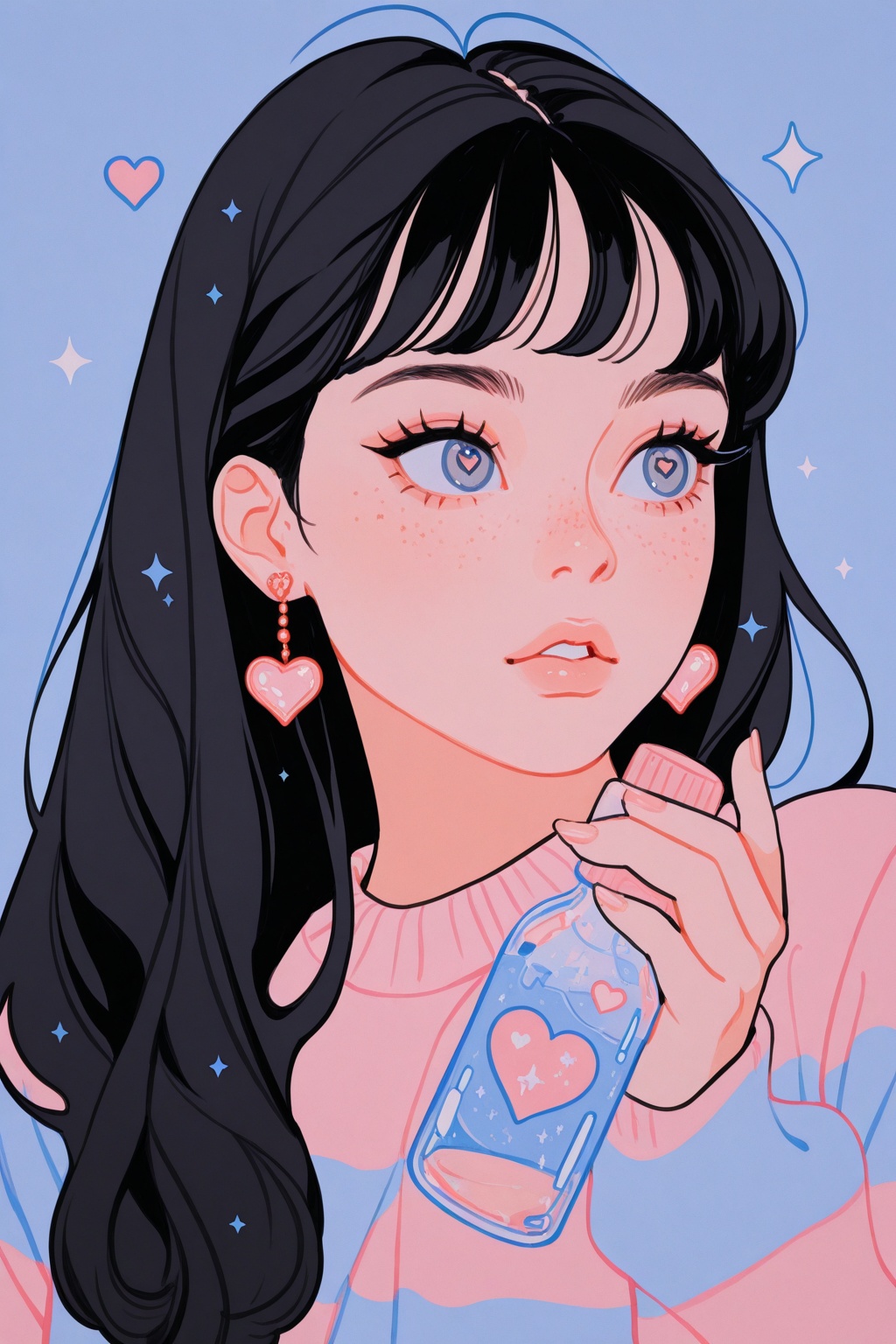 m1yo,  soft pastel illustration,  clean lineart on Tensor.Art