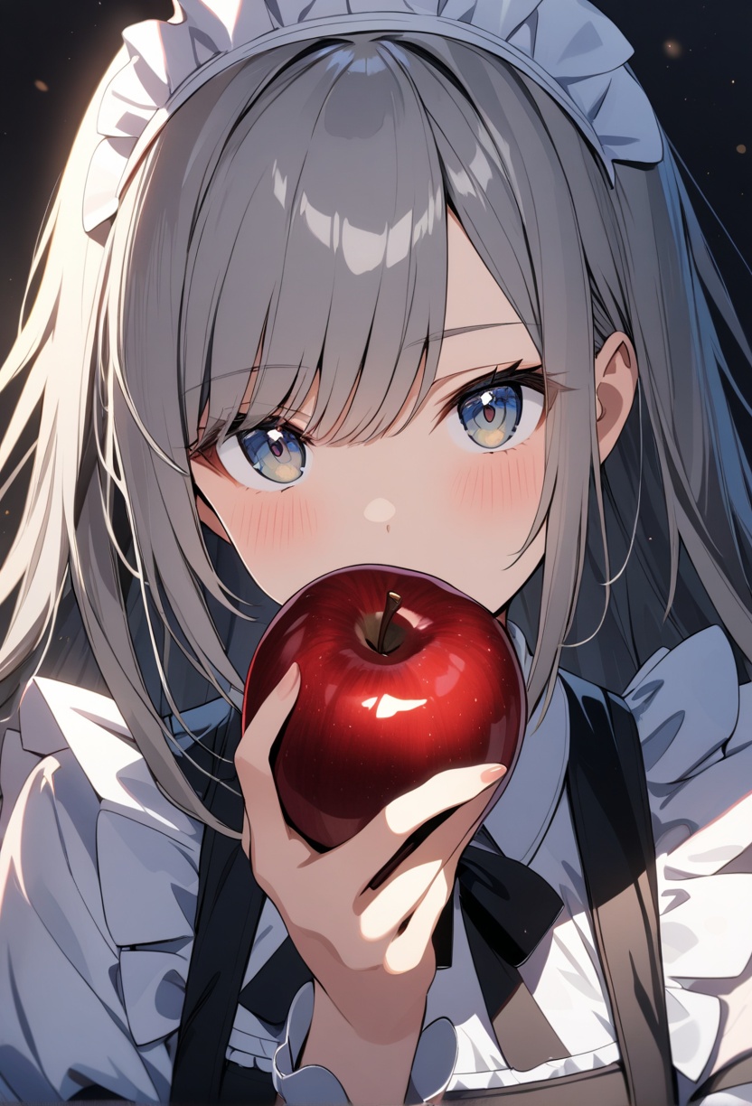 1girl,  solo,  Grey hair on Tensor.Art