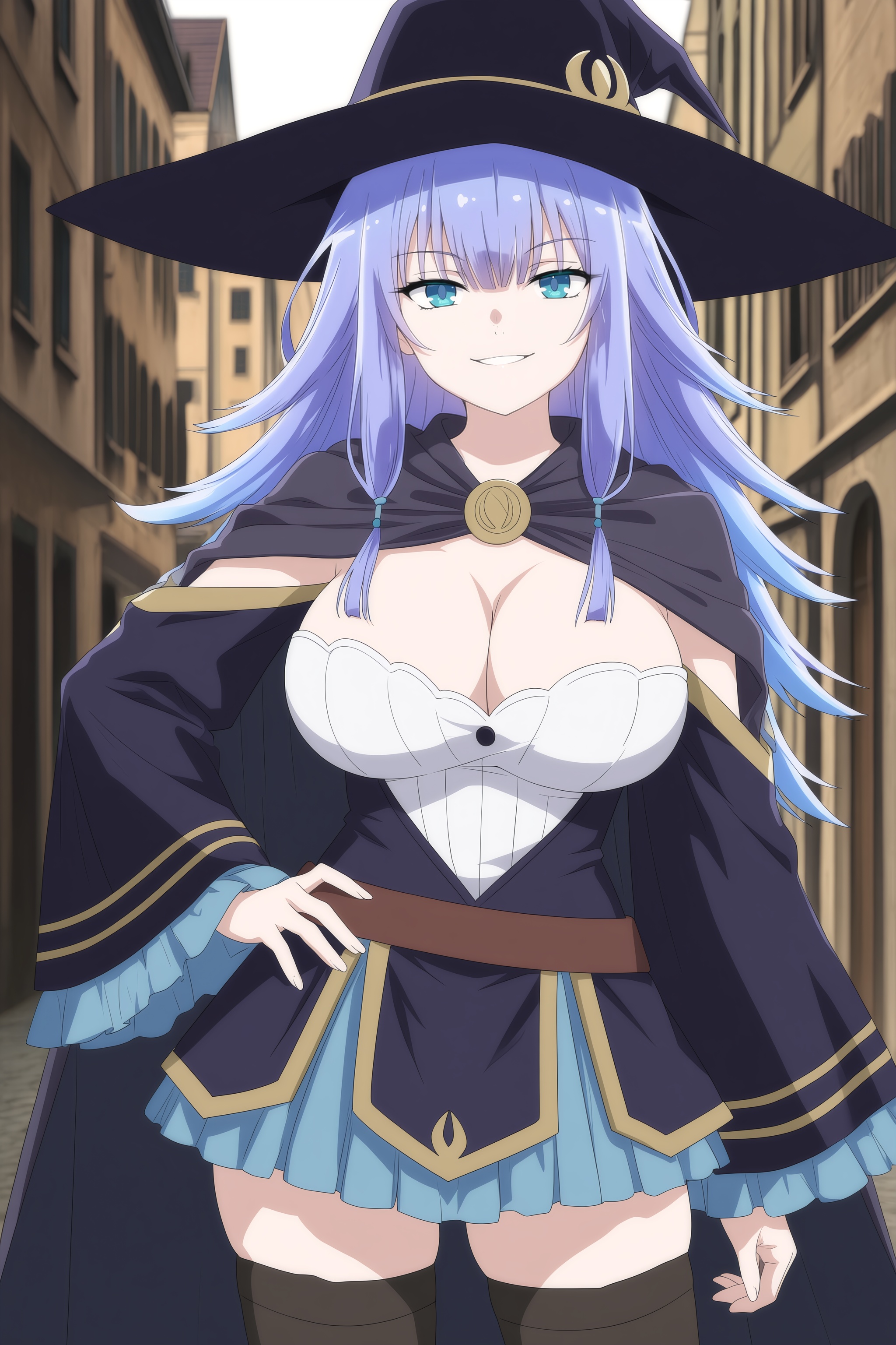 charlotte_reis(mdfd),  1girl,  blue hair on Tensor.Art