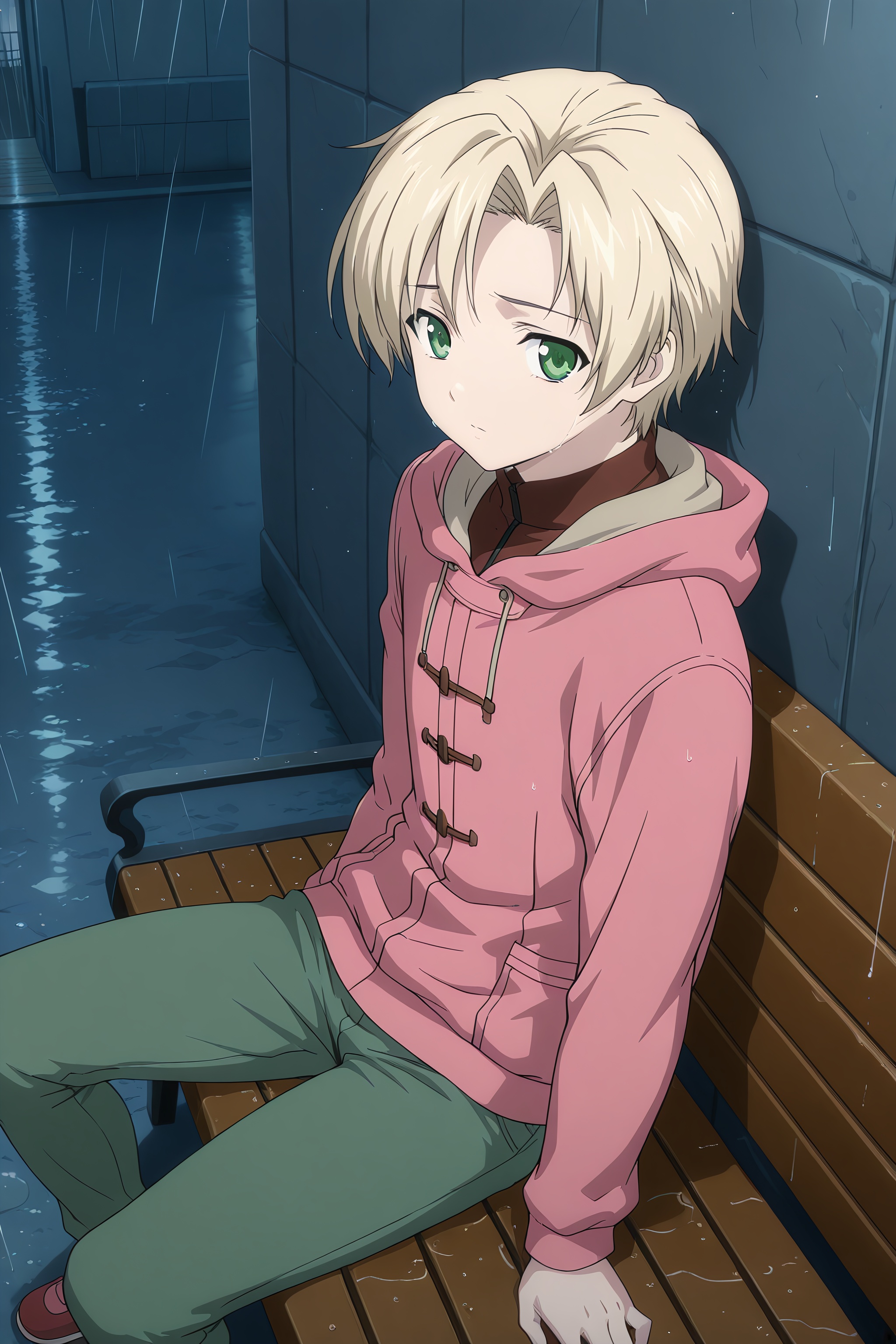 1boy,  kannagi_ren-kns,  solo on Tensor.Art