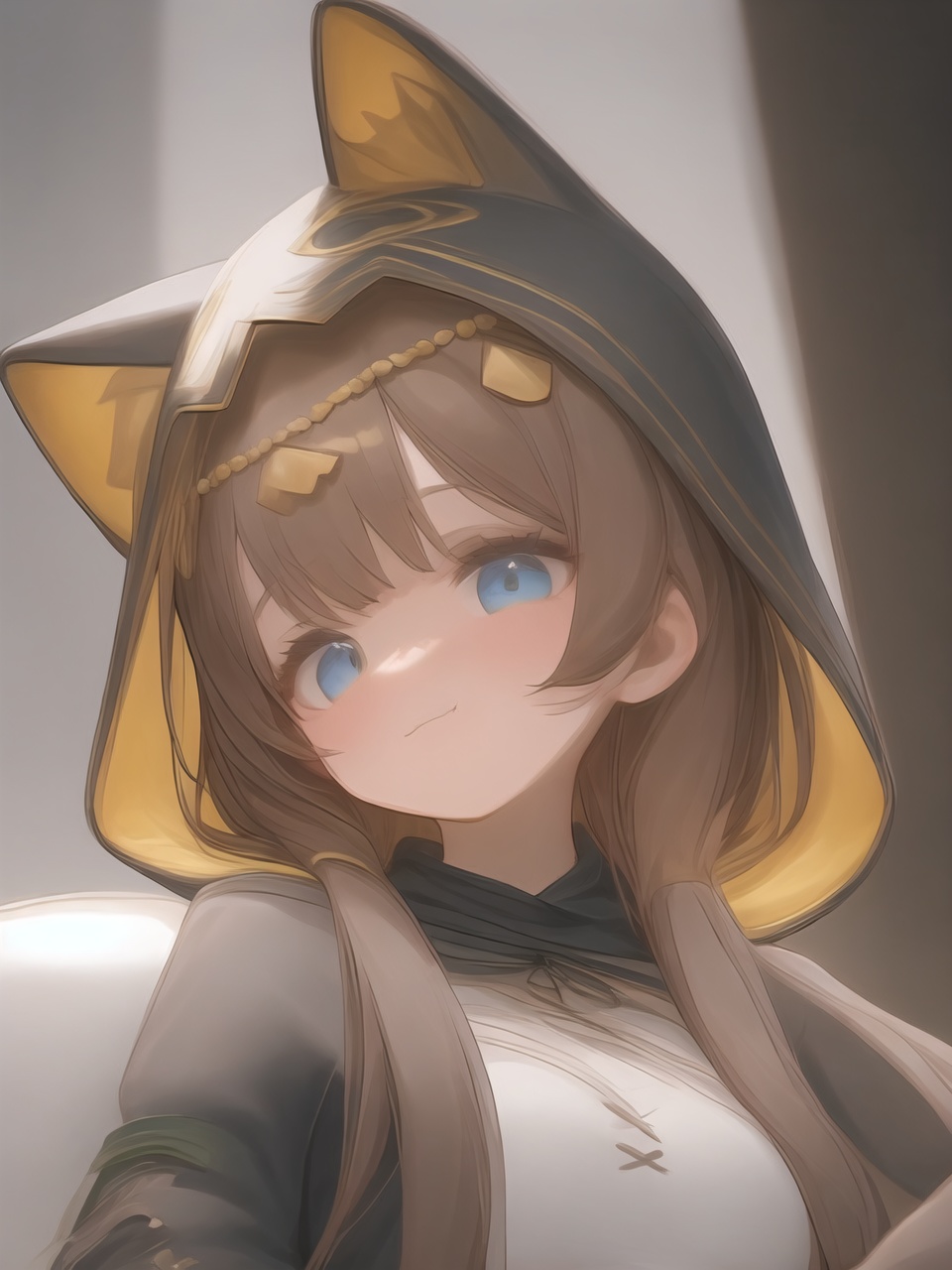 <lora:pepe_arknights_alpha2:0.8>,1girl,ore no imouto ga konna ni kawaii wake ga nai,cute,looking at viewer,light smile,upper body,pajamas,yukata,