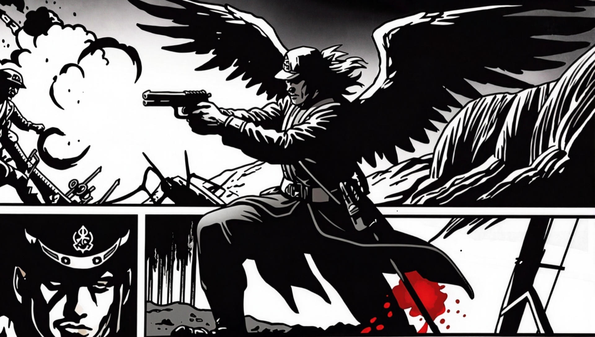 polish1939,  Motion comic,  dark graphic novel aesthetics on Tensor.Art