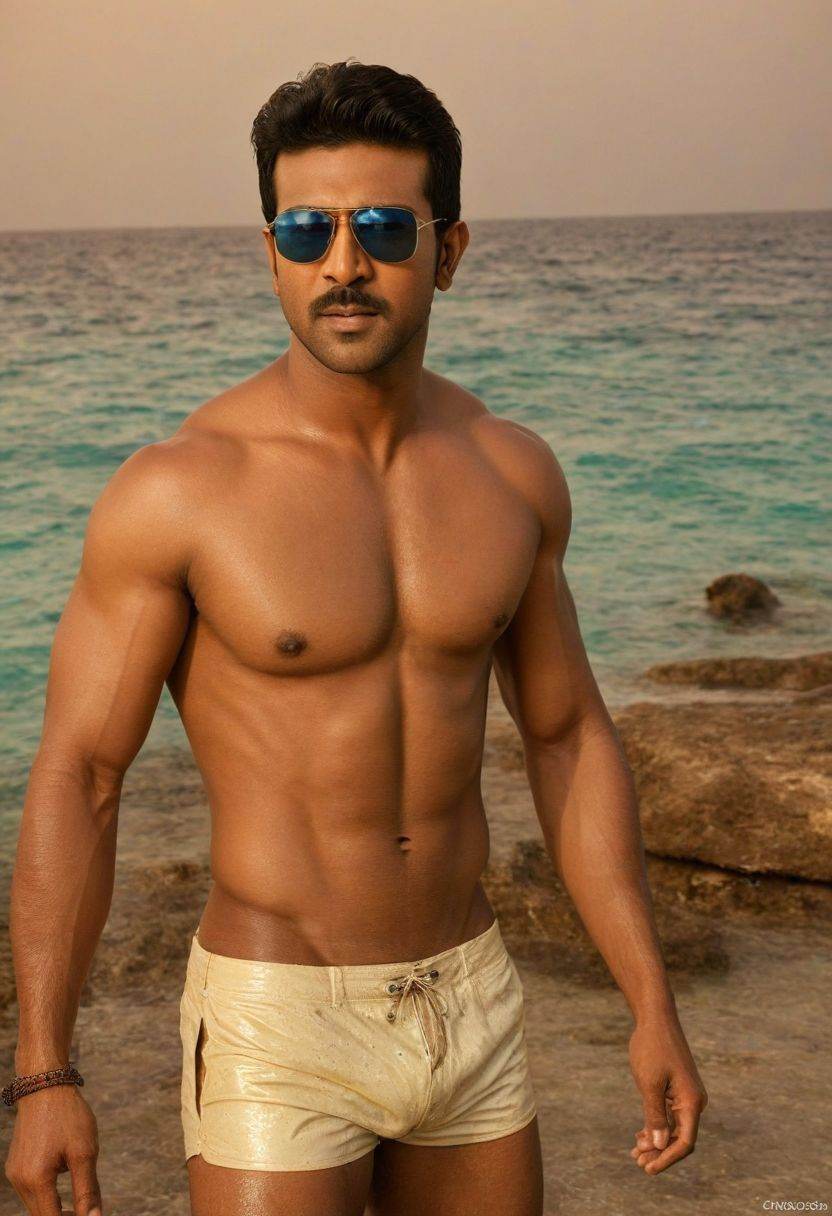 homoerotic photo,  Hrithik Roshan a man ,  shirtless on Tensor.Art