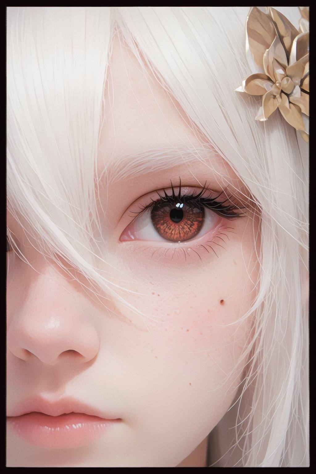 solo,  eye focus,  1girl by 天TIN on Tensor.Art