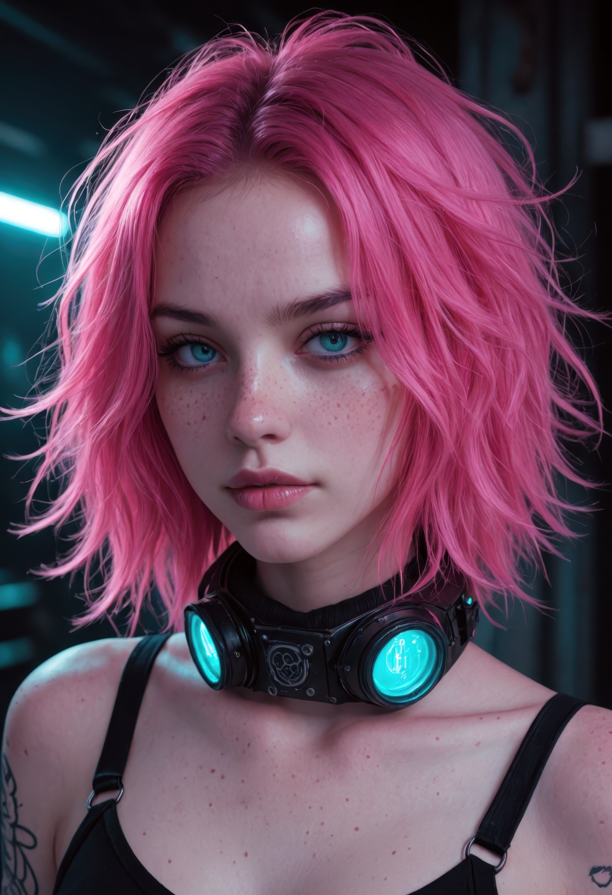 masterpiece,  best quality,  cyberpunk aesthetic on Tensor.Art