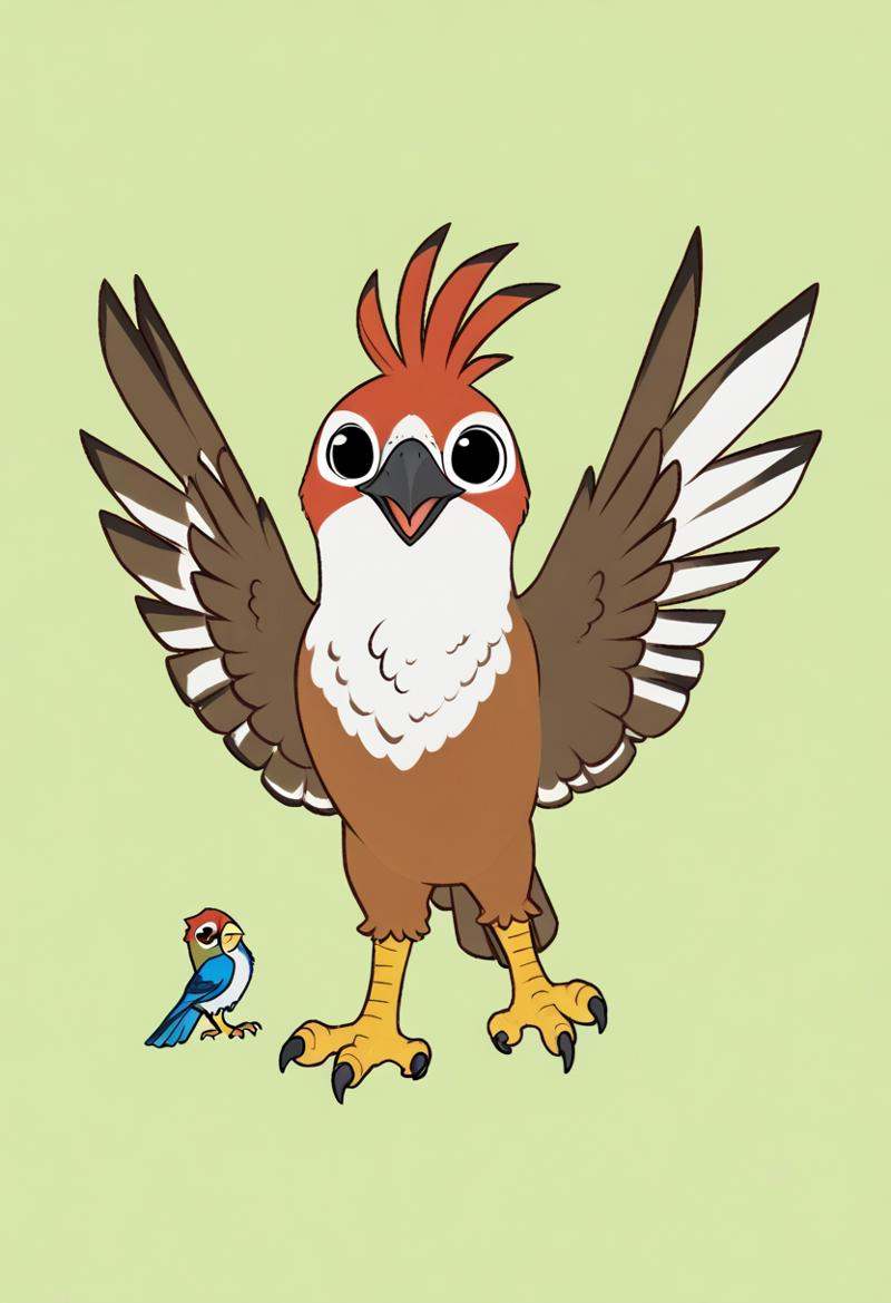 flat color,  wings,  no humans on Tensor.Art