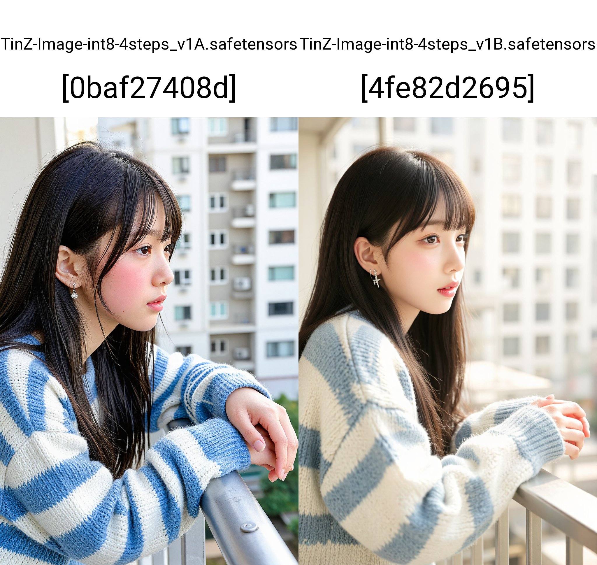 A young East Asian woman,  appearing to be in her late teens or early twenties,  is positioned on the left side of the fra...
