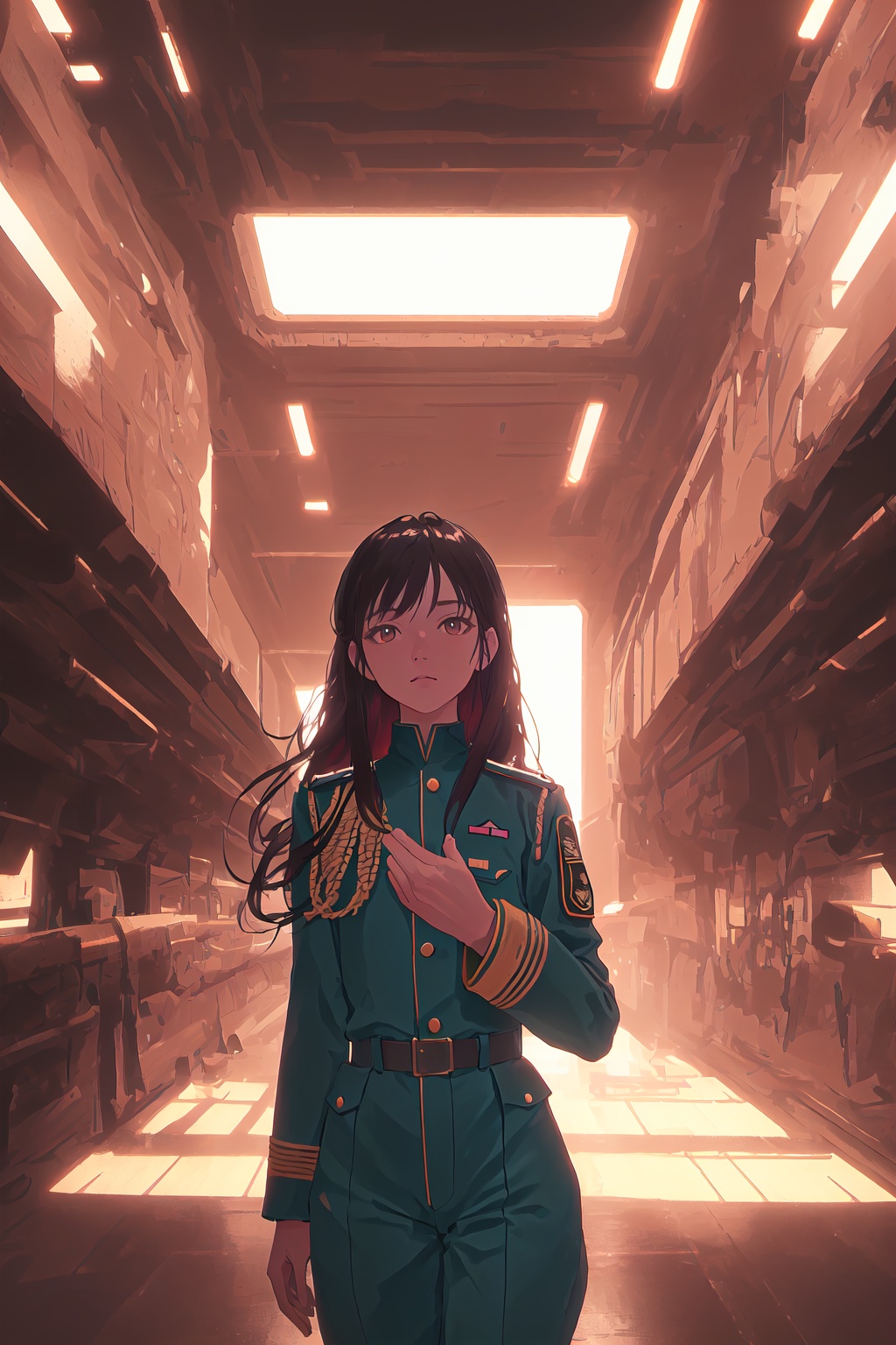 pilot jumpsuit,  ((military uniform)),  pilot on Tensor.Art