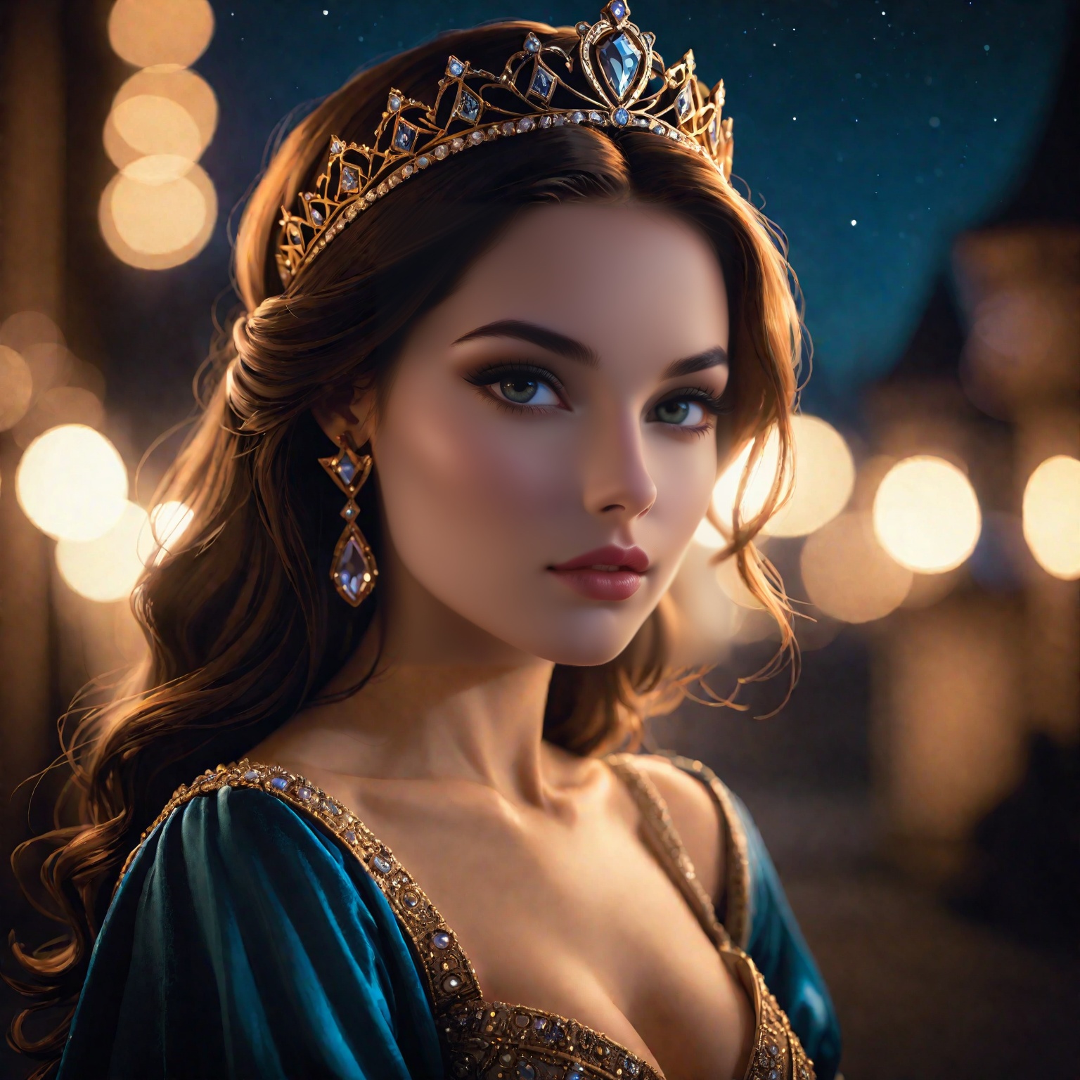 cinematic film still high quality,  portrait,  1princess on Tensor.Art