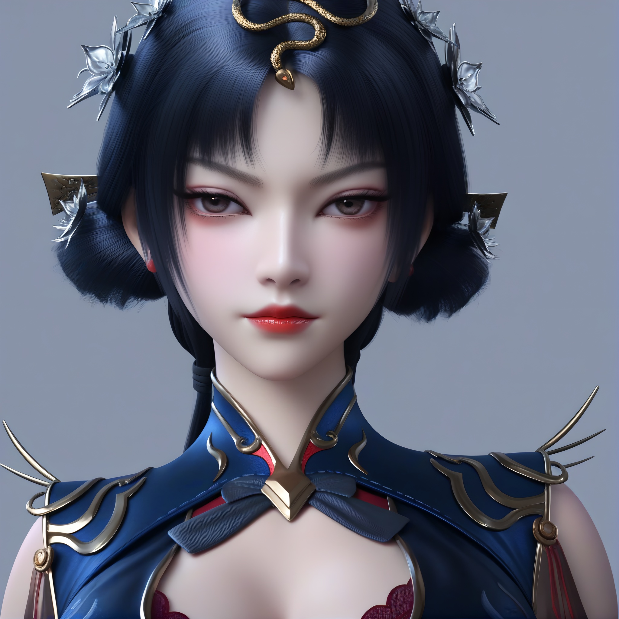 looking at viewer,  front view,  upper body by 誠 on Tensor.Art