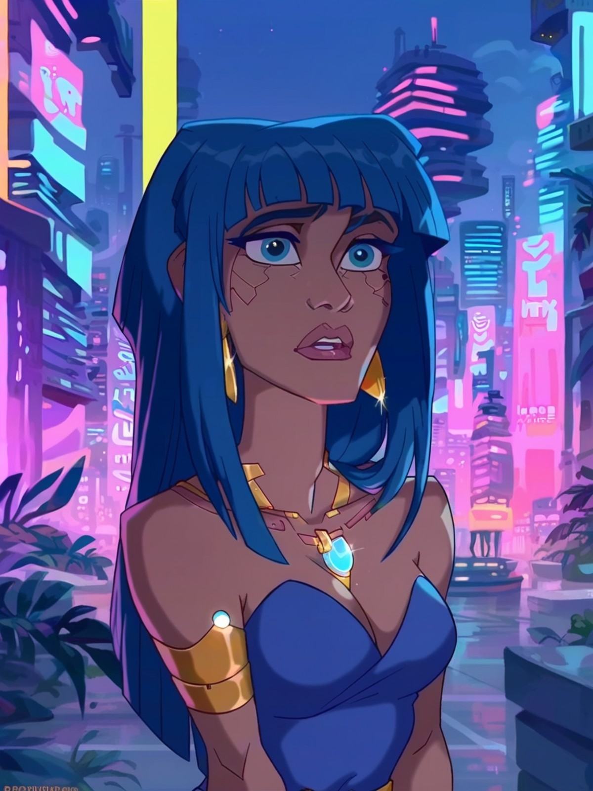 ki_da,  1girl,  wihte hair on Tensor.Art