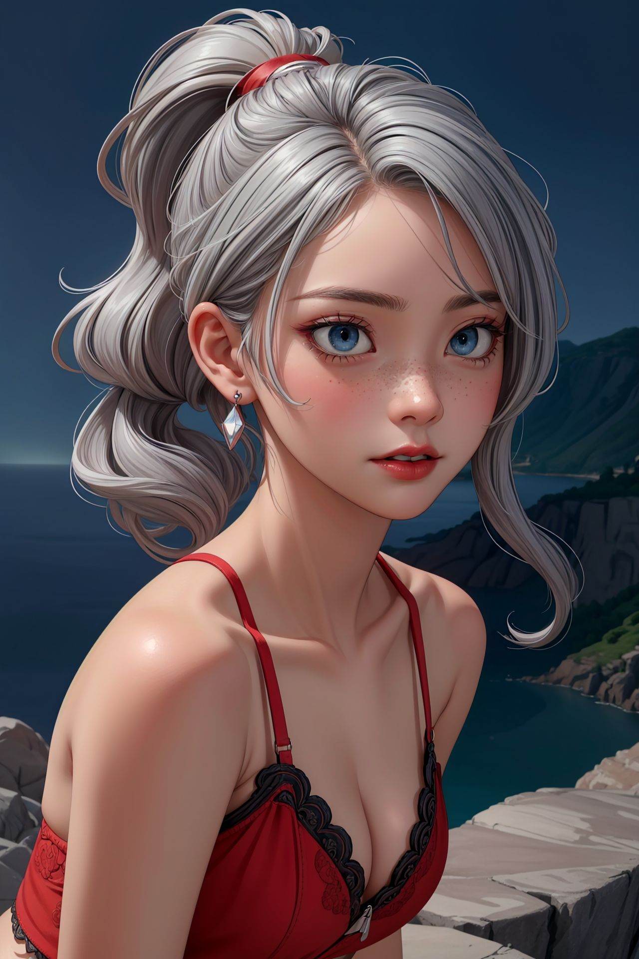 1girl,  Mature female , on Tensor.Art