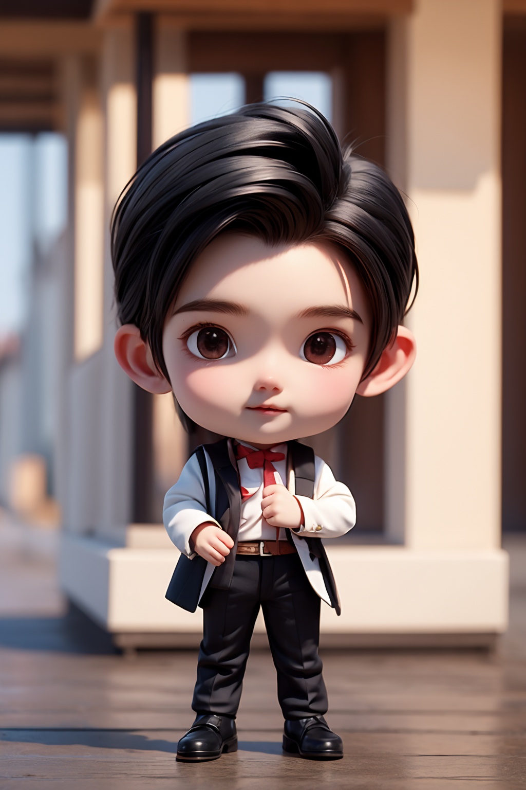 (best quality:1.4),(masterpiece:1.4),(8K:1.4),(extremely detailed:1.4),(black eyes:1.2),(black hair:1.2),(full body:1.3),1boy,