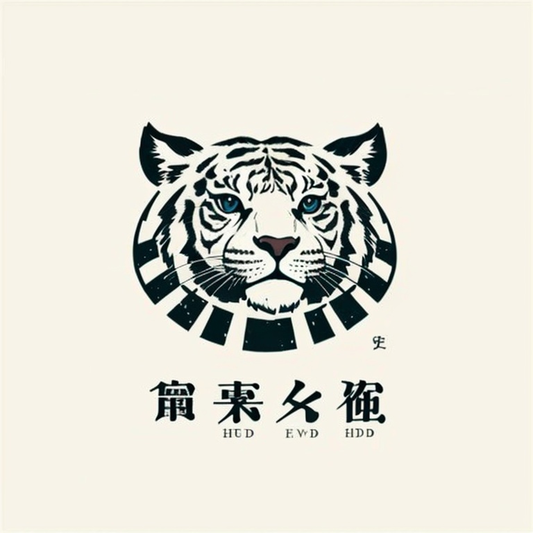 ((HRD, HUD, 8K)), ((masterpiece, best quality)), highly detailed, simple background, no humans, white background, monochrome, comic, solo, cover, cover page, english text, text focus,  tiger, animal focus, <lora:20240111-1704963419013:0.9>