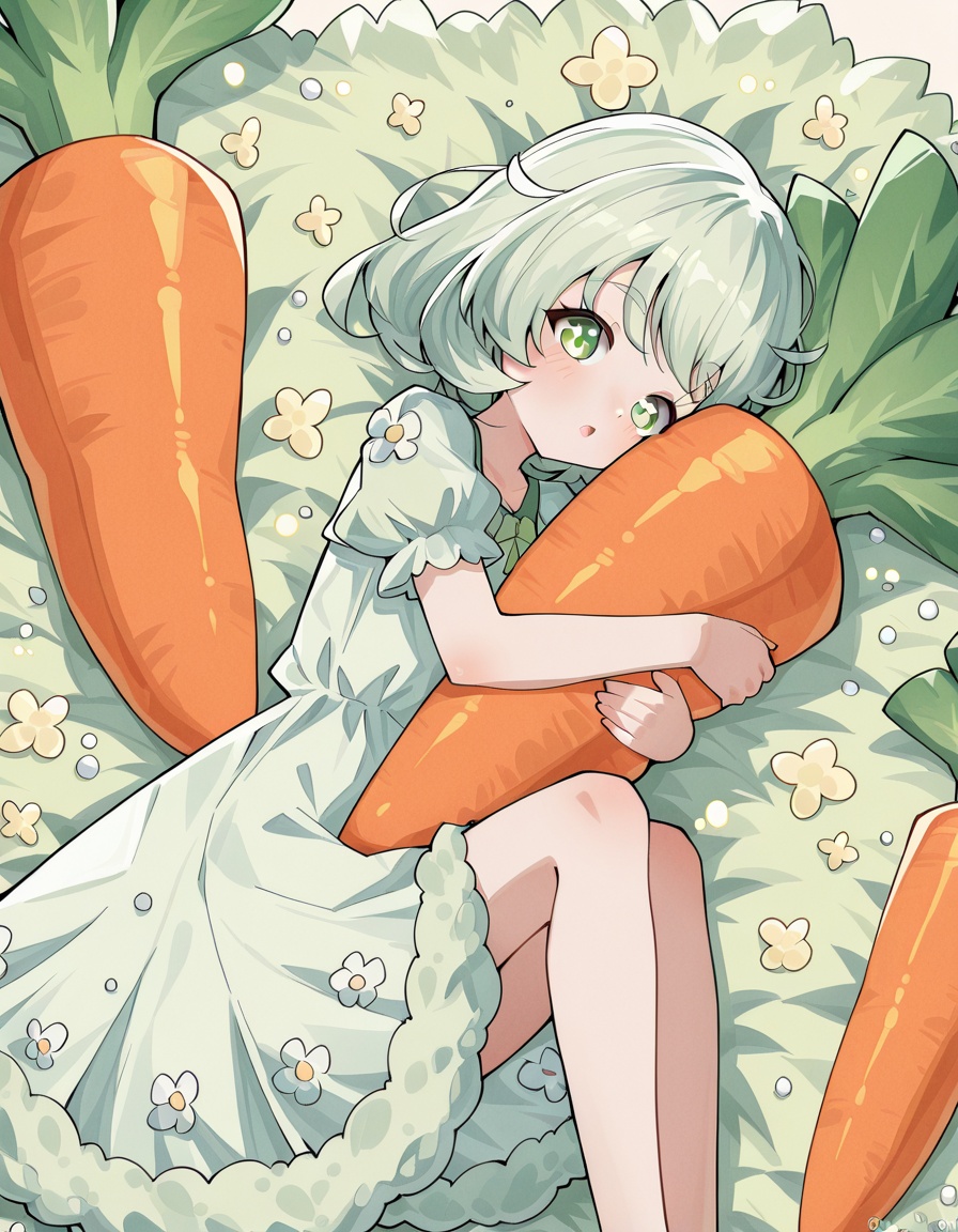 astylecurled up,  fluffy dress,  1girl on Tensor.Art