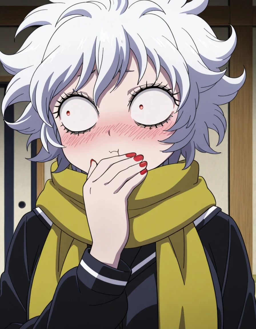 mechakochan,  1girl,  white hair on Tensor.Art