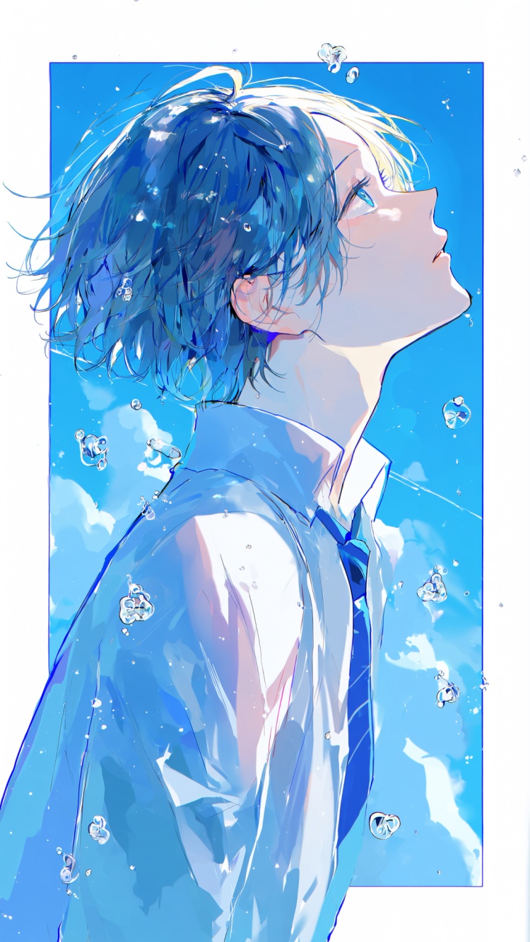 青岚空灵/水彩风格 by chosen鲷 on Tensor.Art